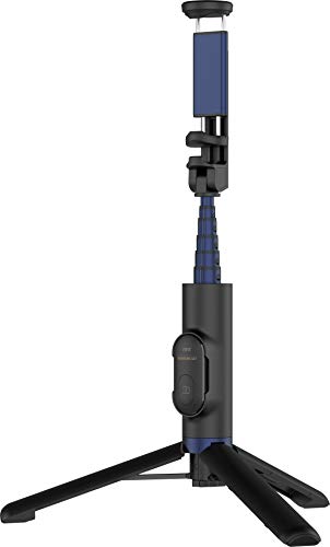 Samsung Palo de Selfie y trípode con 6 Niveles de Altura, Mando a Distancia Bluetooth, aleación de Aluminio, Color Negro, GP-TOU020SAABW