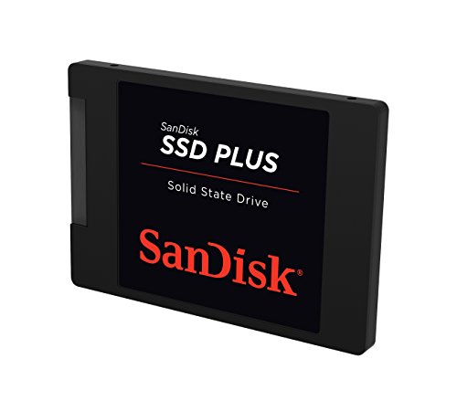 SanDisk SSD Plus Sata III, Disco Sólido Interno con hasta 535 MB/S, Serial ATA III, 1 TB, Negro