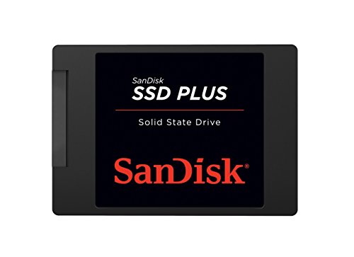 SanDisk SSD Plus Sata III, Disco Sólido Interno con hasta 535 MB/S, Serial ATA III, 1 TB, Negro