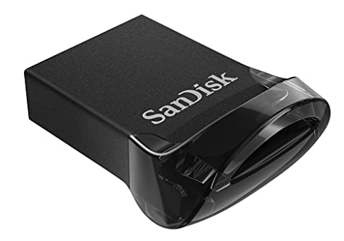 SanDisk Ultra Fit, Memoria flash USB 3.1 de 512 GB con hasta 130 MB/s de velocidad de lectura,Tradicional,Negro,512GB