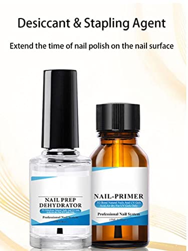 Sanfiyya Prep Refhidrator Nail Undering Primer DriMer Set Natural Nail Art Manicure Kit Style3