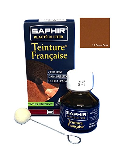 SAPHIR | Tintura Francesa 50 ml | Tintura para Cueros Lisos (Leonado 19)