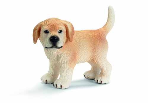 Schleich 16378 - Figura/ Miniatura Granja, Cachorro Golden Retriever, de pie