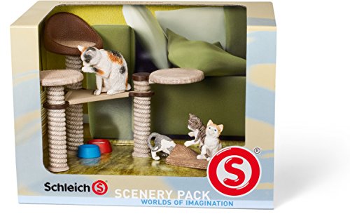 Schleich 41801 - Figura/ miniatura Catálogo de Paisaje paquete de gatos