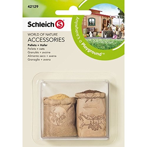 Schleich - Alimento seco y Avena, Set de Accesorios (42129)