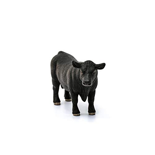 Schleich- Figura Toro Black Angus, 8,10 cm.