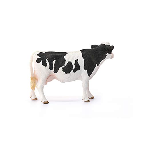Schleich - Figura vaca frisona de manchas negras, 8,2 cm.