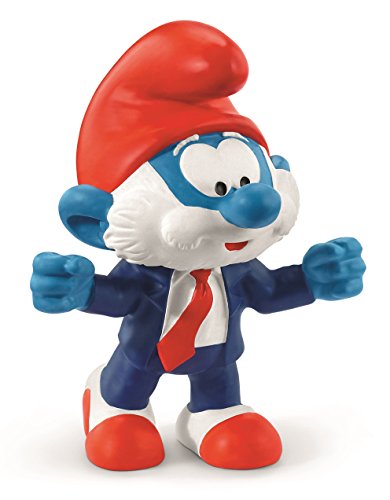 Schleich- Smurfs Papá Pitufo Futbolista, Entrenador (20804)