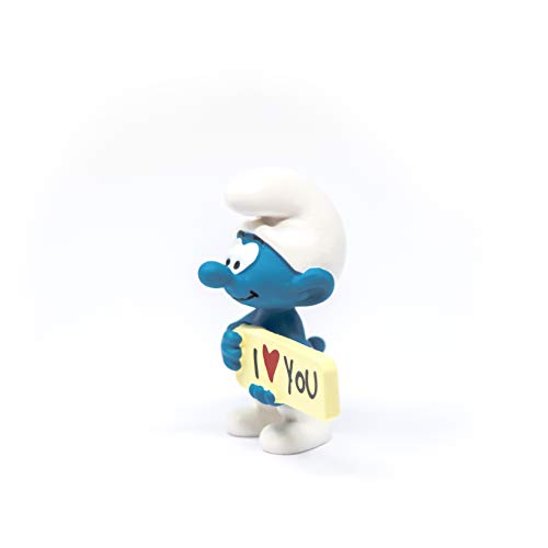 Schleich- Smurfs Pitufo con Letrero (20823)