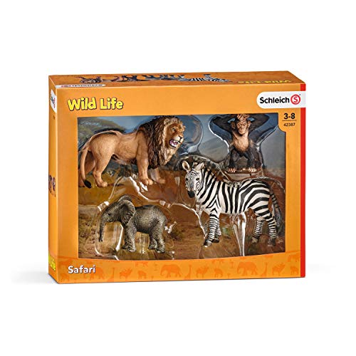 Schleich- Wild Life Set de Figuras, Safari, Multicolor (42387)