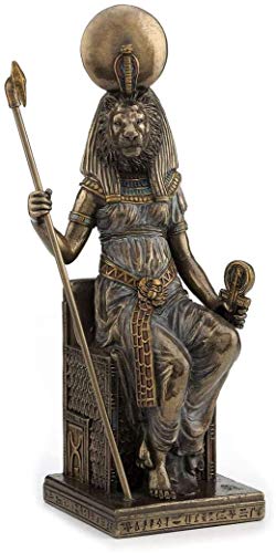 Sejmet Sekhmet la Gran Diosa Madre la invencible La Diosa de la curación. Figura Hecha a Mano. 20 cm