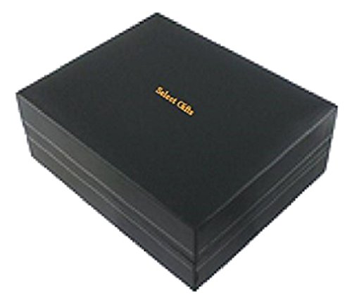 Select Gifts Cádiz Ciudad Bandera España Clip de corbata gemelos Box Set de regalo