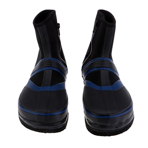 sharprepublic Pesca Antideslizante Rocas de Rastreo de Río Botas de Snorkel Clavos Zapatos con Clavos - Azul, XL Azul
