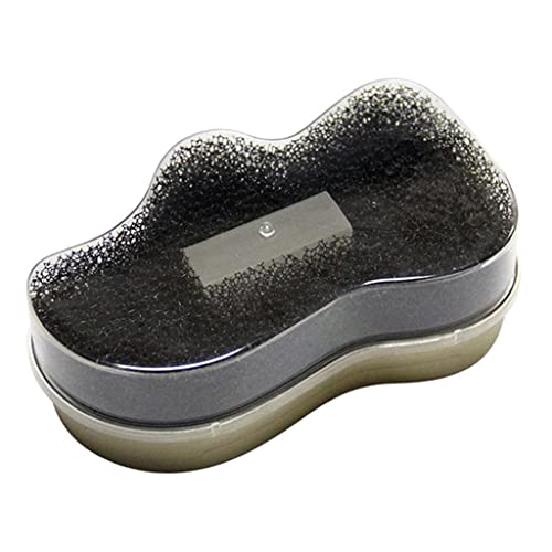 sharprepublic Zapatos Botas Cepillo de Ante Y Esponja para Zapatos de Cuero, Botas Y Bolsos con Caja
