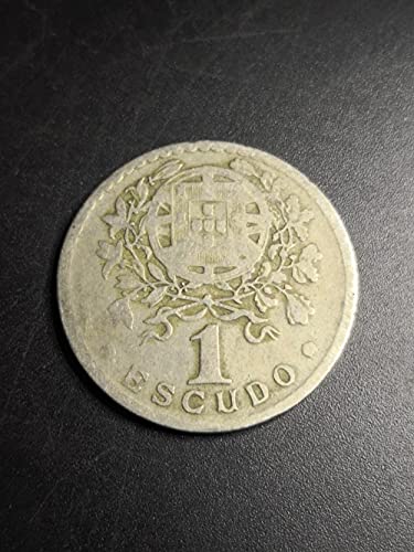 SHFGHJNM Colección de Monedas Promoción Early Portugués Goddess 1 Esku Diámetro 26.7mm Año COLECCIÓN DE Moneda CONMEMORIENTE EXTRANJERA Anterior