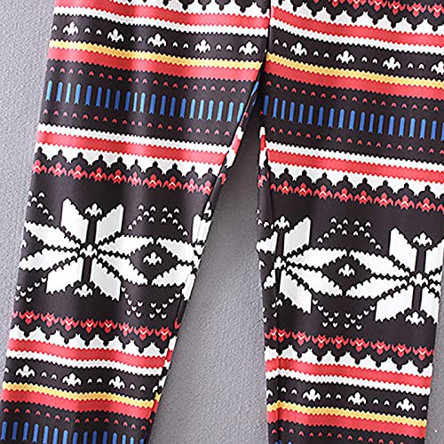 SHOBDW Leggings Mujer Navidad Forro Polar Polainas Cintura Alta Suave Elástico Invierno cálido Pantalones de Control de Barriga Leggins Deportivos Interior Mujer Liquidación Venta(Negro,XL)