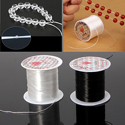 SimpleLife Elastic Stretch Beading Thread Craft Jewelry Bracelet Making Cord String for Jewelry Making