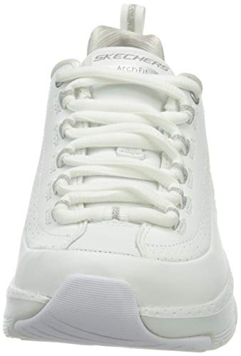 Skechers Arch Fit Citi Drive, Zapatillas Mujer, Blanco, 38 EU