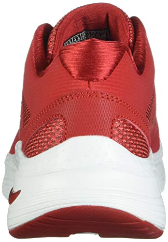 Skechers Arch Fit Vivid Memory, Zapatillas Mujer, Red, 39 1/3 EU
