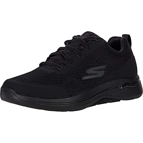 Skechers Go Walk Arch Fit Idyllic, Zapatillas Hombre, Black, 39.5 EU