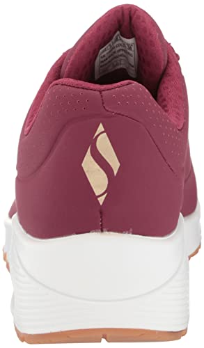 Skechers Uno Stand On Air, Zapatillas Mujer, Burgundy, 38 EU