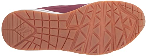 Skechers Uno Stand On Air, Zapatillas Mujer, Burgundy, 38 EU