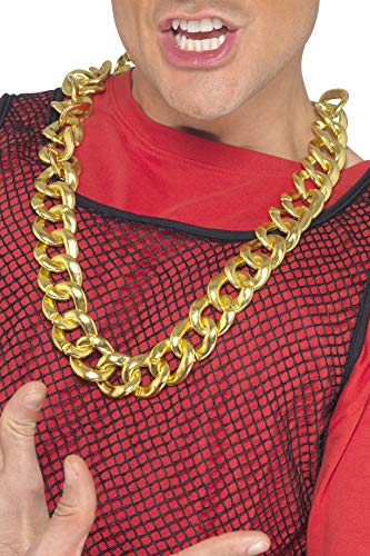 Smiffys - Collar para disfraces, dorado