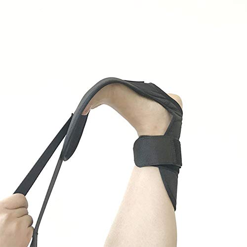 Snow Island - Cinturón de estiramiento para yoga, evita lesiones musculares, ayuda para relajarse y estirar ligamentos (no elásticos)