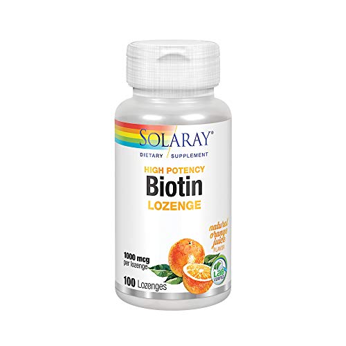 Solaray Biotin 1000mg | Biotina | Naranja | 100 Sublinguales