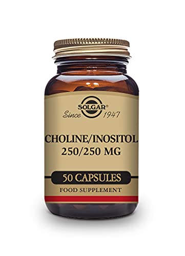 Solgar Colina 250 mg / Inositol 250 mg Cápsulas vegetales - Envase de 50