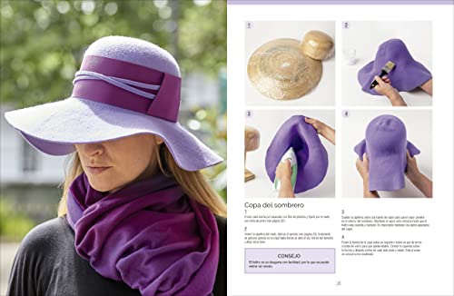 Sombreros de fieltro: Guía práctica para confeccionar 6 proyectos fáciles de hacer para cualquier ocasión
