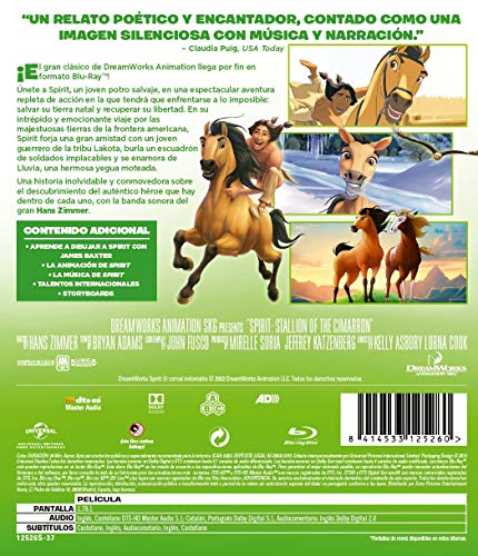 Spirit el corcel indomable (BD) [Blu-ray]