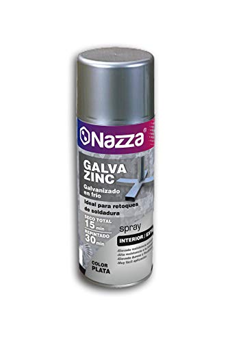 Spray Galvanizado en Frío | Galvazinc Plata | Especialmente indicado para proteger al metal | Formato de 400 Ml.