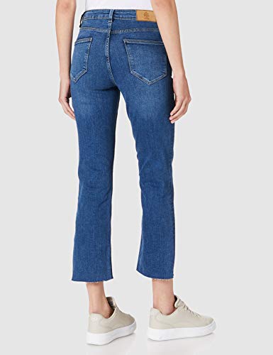 Springfield Jeans Kick Flared Pantalones, Azul Medio, 38
