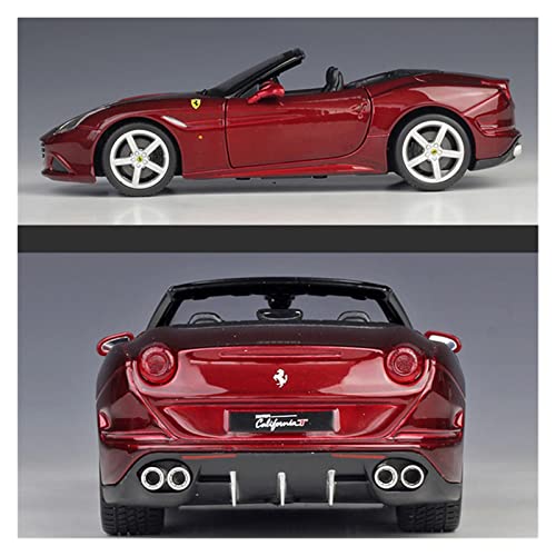 SRJCWB Auto Modelo 1:24 para Exhibición De Colección De Regalo De Vehículo De Simulación De Modelo De Coche Deportivo Ferrari California Coche fundición a presión