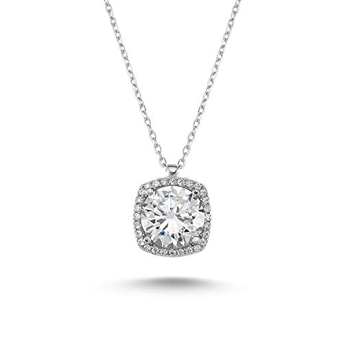 Starlight Diamond Juego de joyas de plata de ley 925 para mujer con anillo, collar y pendientes 100% plata