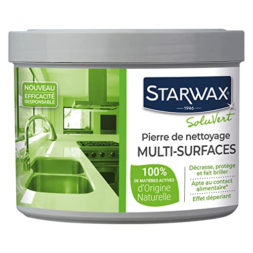 Starwax 30600 piedra de limpieza Blanca 100% de origen natural