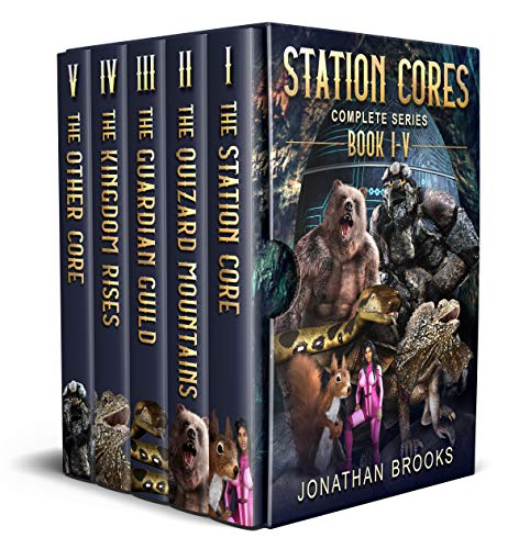 Station Cores Complete Compilation: A Dungeon Core Epic Books 1 through 5 (English Edition)