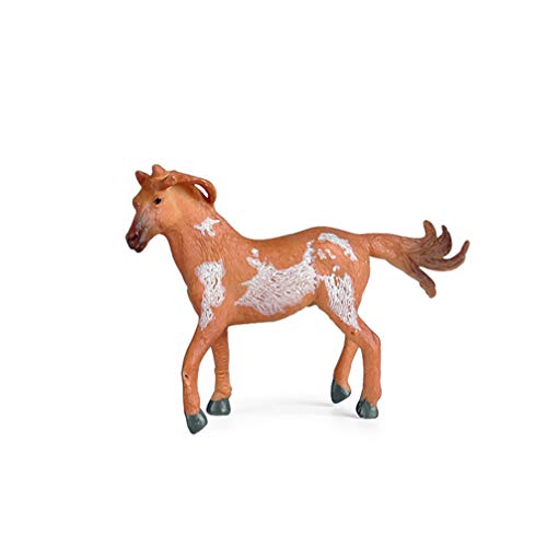 STOBOK Mini caballo juguete de caballo de juguete para niños pequeños, 12 piezas