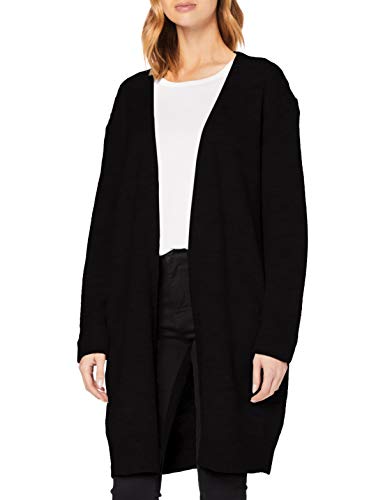 Superdry Alpaca Blend Cardigan Jersey de Punto, Negro, S (Talla del Fabricante:10) para Mujer