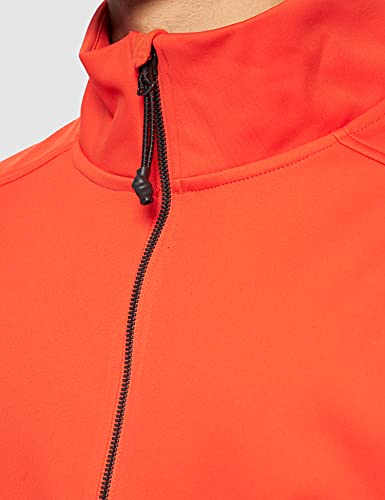 Superdry Chaqueta Bonded Soft Shell Jacket, Bold Orange, L para Hombre