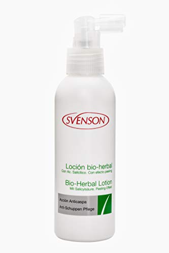 Svenson | Loción Anticaspa Bio Herbal | Reduce Picor e Irritación del Cuero Cabelludo | Rico en Ginkgo Biloba| Triple Acción Antiséptica, Antiinflamatoria y Cicatrizante | Pelo Nutrido | 150ml