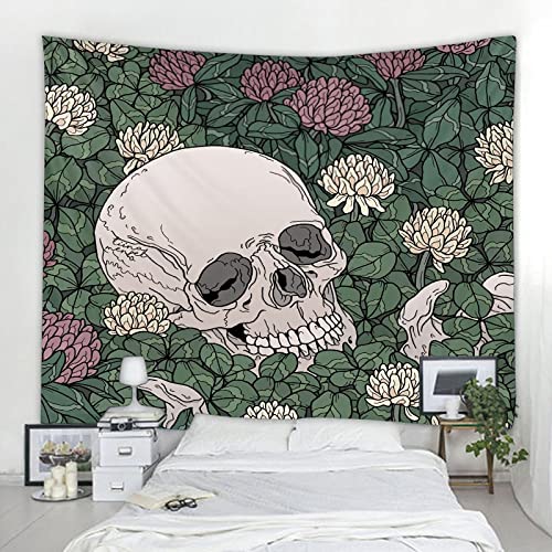 Tapiz de planta psicodélica cactus animal flor colgante de pared bohemio decoración del hogar fondo manta de tela A5 180x200cm