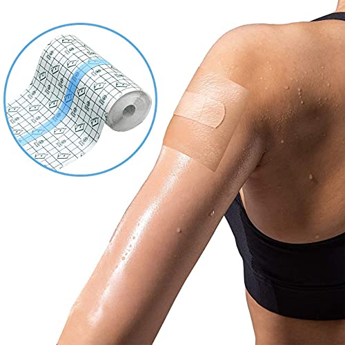 Tatuaje Aftercare Vendaje adhesivo impermeable 2 m x 15 cm, piel curativa cinta película protectores transparentes elásticos antibacterianos para heridas