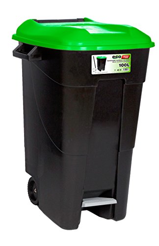 Tayg T-421037 Eco - Contenedor de Residuos Eco , color Verde, 100 L