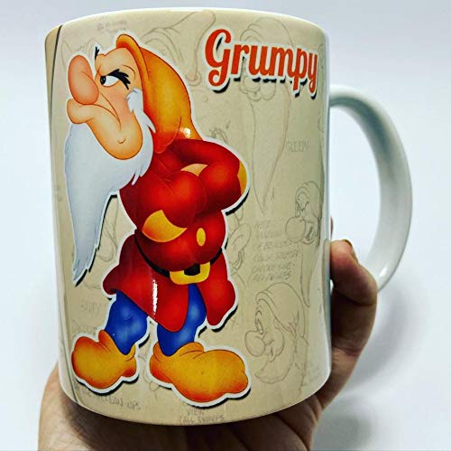 Taza los 7 enanitos Blanca Nieves-Enanito gruñón con tu nombre