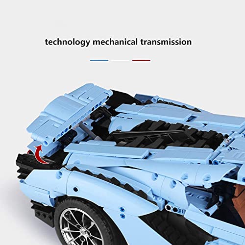 Technic Adecuado para el kit de modelo de automóvil deportivo Rambo, (3819 PCS) Juego de bloques de construcción de automóvil 1: 8, niños y adultos, compatible con Lego Static,61 * 22.5 * 27cm
