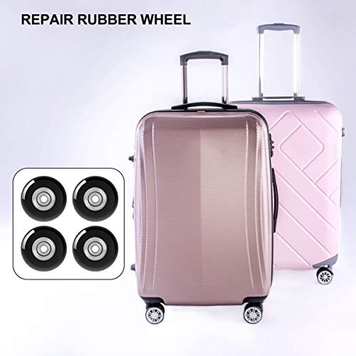 TEHAUX - Juego de herramientas de reparación de ruedas de repuesto resistentes al desgaste, con llaves inglesas para maletas, 40 x 18 mm, 30 unidades