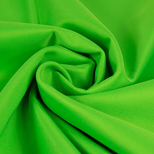 Tejido Softshell Uni de color verde neón, tejido funcional – Precio por 0,5 metros