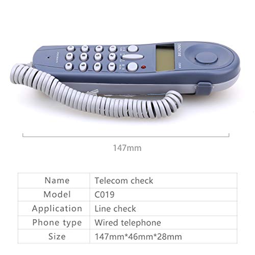 Telecom Check Línea Teléfono Dedicado Línea de Verificación Línea de Encuesta Máquina Chino-E C019 Tester a Cocodrilo Clip Set Equipo